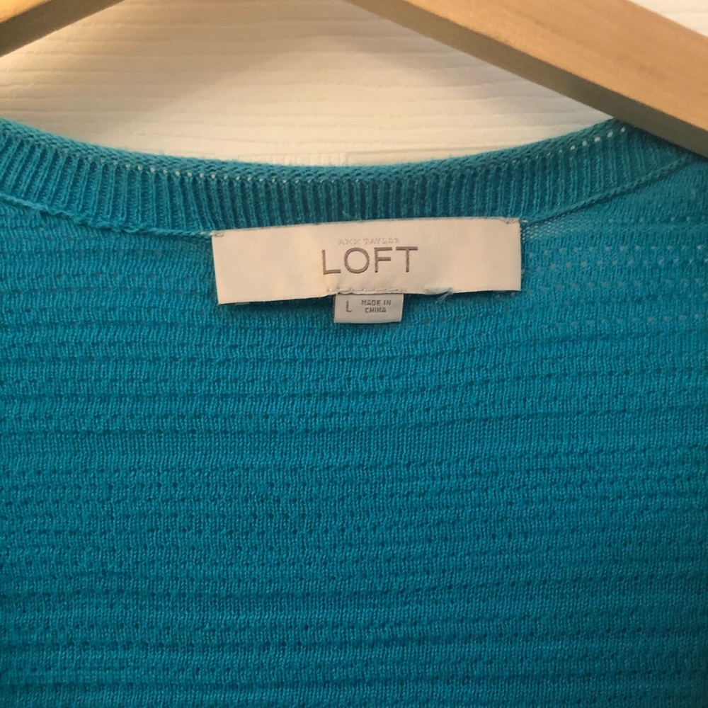 Loft turquoise cardigan